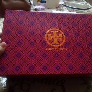 Empty Tori Burch Box including laces